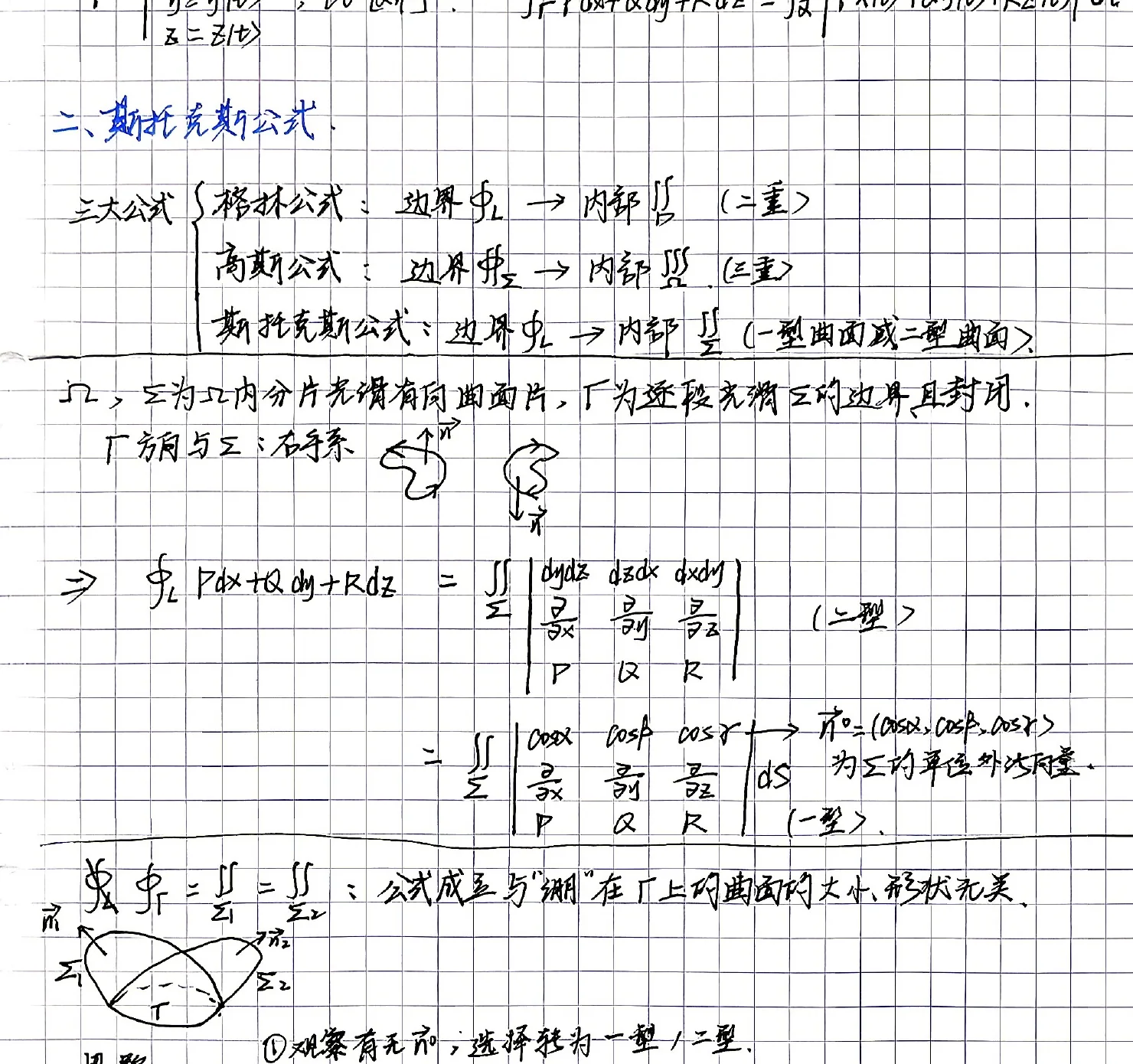 第18章-Stokes公式与选面